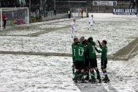Münsteraner Torjubel beim SV Babelsberg 03 - und das bei eisiger Kälte!