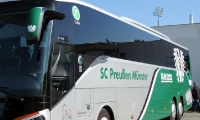 Mannschaftsbus des SC Preußen Münster
