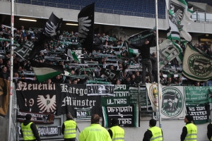 Support Münster Fans Ultras in Duisburg 2017