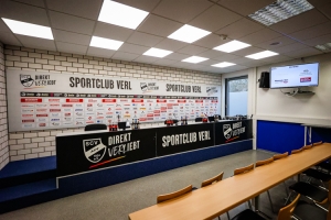 Presseraum Stadion Paderborn SC Verl