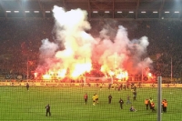 Dynamo Dresden feiert den Klassenerhalt in der Relegation 2012/13