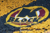 Der K Block in Dresden beim Spiel gegen Union Berlin
