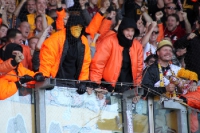 Dynamo Dresden feiert Sieg in Rostock