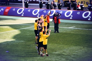 Dynamo Dresden in Leverkusen 12. April 2003
