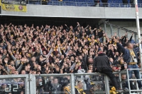 Dynamo Gästeblock beim MSV Duisburg