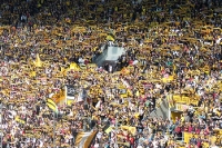 Stehtribüne der Fans von Dynamo Dresden