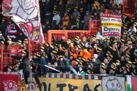 Ultras / Fans der SG Dynamo Dresden beim 1. FC Union Berlin im Stadion An der Alten Försterei, 2012