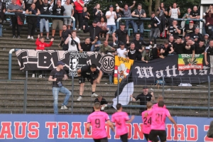 Wattenscheid Fans in Herne Oberliga Westfalen 04-09-2021
