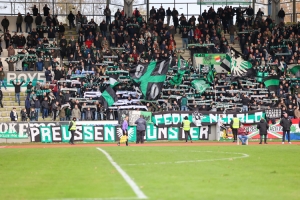 SC Preußen Münster Fans in Wattenscheid 26.11.2022 