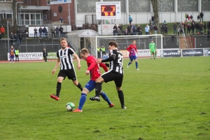 Spielszenen Wattenscheid gegen KFC Uerdingen 18-02-1018