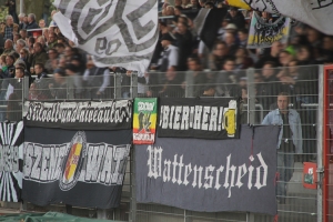Wattenscheid Fans, Ultras im Spiel gegen Wuppertal Oktober 2016