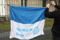 Zaunfahnen beim SV Blau Weiss Berlin