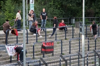 Fans des SV Wehen Wiesbaden in Babelsberg