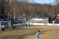 Dicke Luft am Pufferblock des Karli beim Heimspiel gegen den Chemnitzer FC