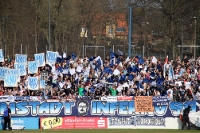Filmstadtinferno Babelsberg beim Heimspiel gegen den FC Carl Zeiss Jena