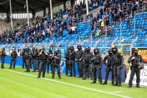 Polizeieinsatz Carl-Benz-Stadion Waldhof Mannheim