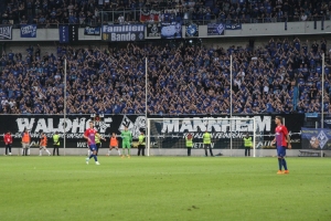 Fan Support Waldhof Mannheim in Duisburg