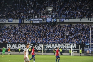 Fan Support Waldhof Mannheim in Duisburg