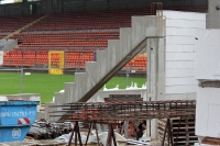 Baustelle Städtisches Stadion an der Grünwalder Straße, Herbst 2012