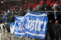 Fans / Ultras des TSV 1860 München feiern den 1:0-Sieg beim 1. FC Union Berlin, 24.02.2012
