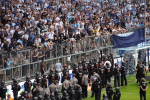 Polizeieinsatz beim Relegationsspiel des TSV 1860 München