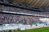 Spruchbänder bei 1860 München vs. RB Leipzig