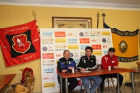 Trainer auf der Pressekonferenz, RSV Waltersdorf 09 - FC Stahl Brandenburg