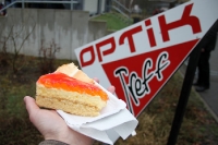 Kuchen satt am Optik Treff im Stadion Vogelgesang in Rathenow