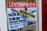 Derbytime: SV Lichtenberg 47 - Eintracht Mahlsdorf in der 	HOWOGE-Arena „Hans Zoschke“
