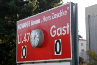 Anzeigetafel in der HOWOGE-Arena „Hans Zoschke“