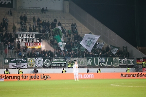 VfB Lübeck Fans in Essen 15.12.2023