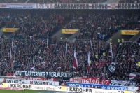VfB Stuttgart Fans in der Cannstatter Kurve