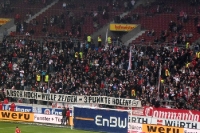 VfB Stuttgart Fans in der Cannstatter Kurve