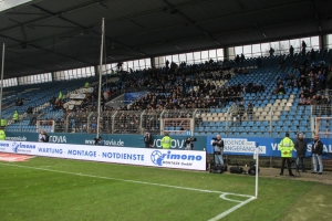 Aktive Fanszene Bochum auf der Westseite Ruhrstadion
