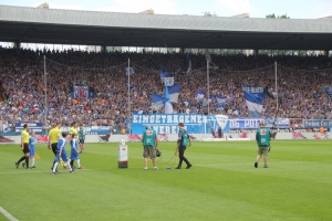 Bochum Fans im Spiel gegen St- Pauli