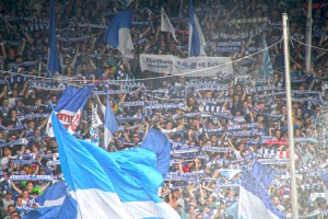 Bochum Fans im Spiel gegen St- Pauli