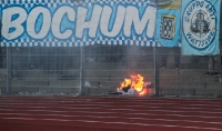 Bochum Fans verbrennen Wattenscheid Banner
