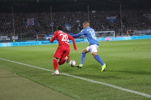 Bochum gegen Duisburg Spielszenen 29-01-2018