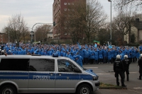Bochumer Marsch zum Stadion Duisburg