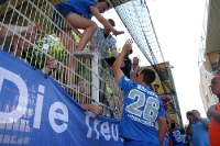Spieler des VfL Bochum feiern den Auftaktsieg