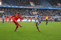 Spielszenen Bochum beim MSV Duisburg 2015