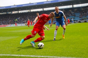Spielszenen Bochum gegen Bielefeld 07. Mai 2017