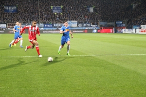 Spielszenen Bochum gegen Düsseldorf 03-03-2017