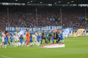 Spielszenen Bochum gegen St. Pauli