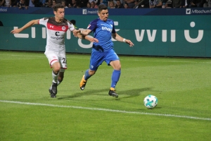 Spielszenen Bochum gegen St. Pauli