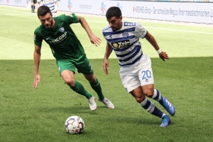 Spielszenen Bochum in Duisburg 11-08-2018