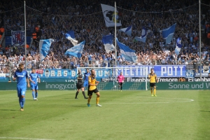 Spielszenen VfL Bochum gegen Dresden August 2017