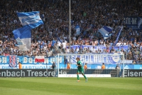 Support der Bochumer Fans im Heimspiel gegen Duisburg