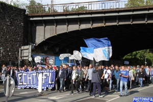 VfL Bochum Demo gegen Ausgliederung des Vereins