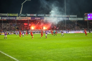 Pyro Ostkurve VfL Osnabrück vs. Rot-Weiss Essen 09.09.2022